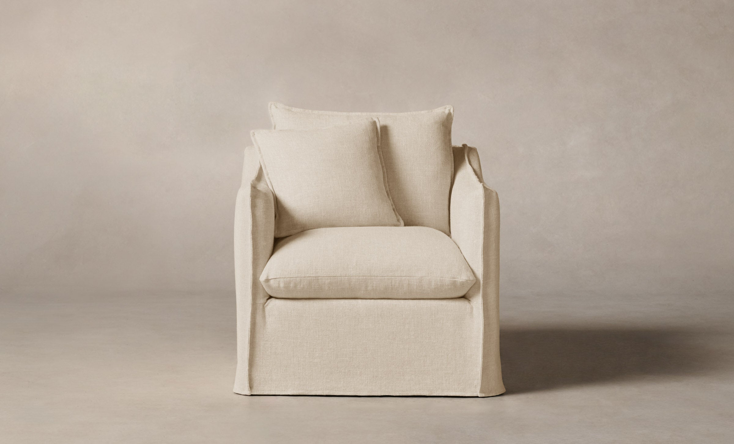 The Dune Chair - Heritage Belgian Linen Husk