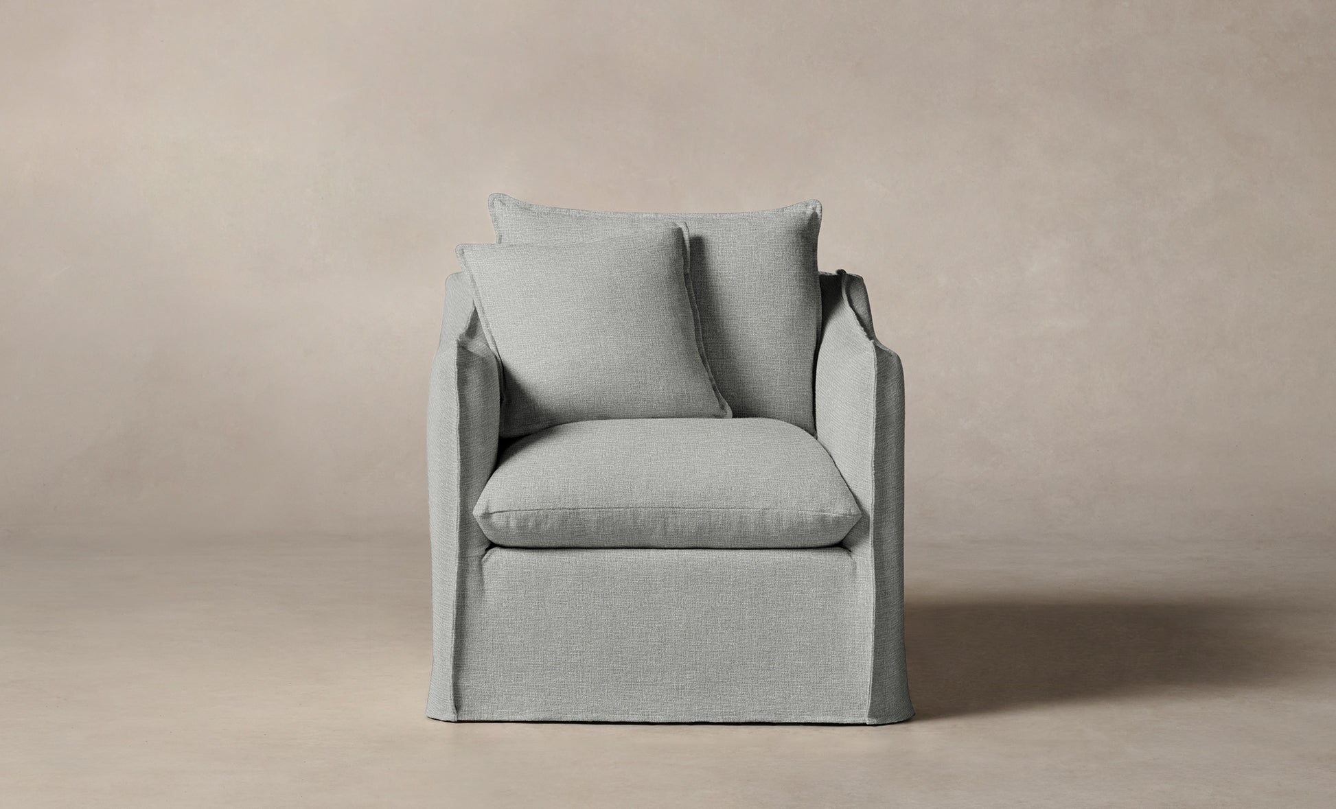 The Dune Chair - Performance Woven Chenille Rain