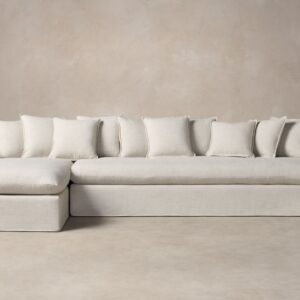 The Dune Sectional - Heritage Belgian Linen Summit