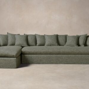 The Dune Sectional - Heritage Belgian Linen Thyme