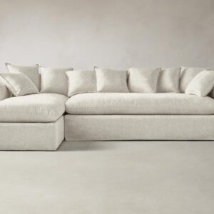 The Dune Sectional - Performance Stonewashed Linen Dew