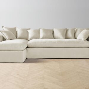 The Dune Sectional - Performance Linen Weave Prairie