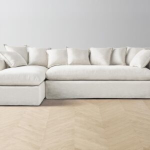 The Dune Sectional - Performance Linen Weave Flour