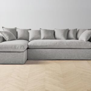 The Dune Sectional - Performance Linen Weave Cloud
