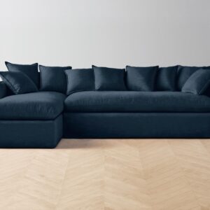 The Dune Sectional - Performance Linen Weave Bay