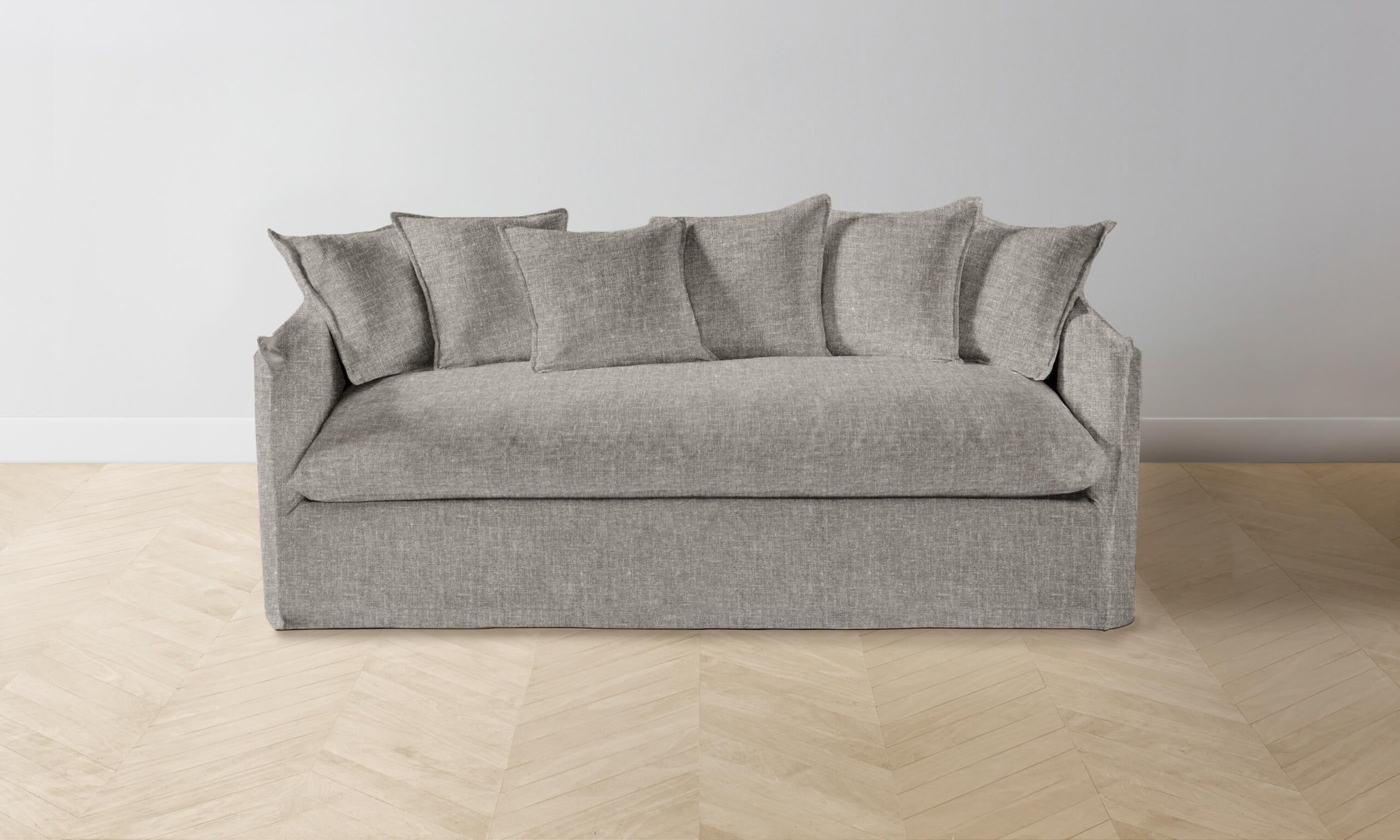 The Dune Sofa - Heritage Belgian Linen Agate