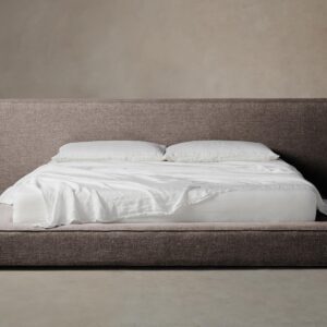 eldridge-bed_belgian-linen-carob_one-finish2.0.jpg The Eldridge Bed - Heritage Belgian Linen Carob
