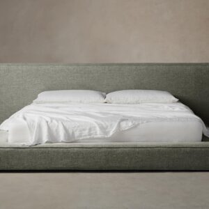 eldridge-bed_belgian-linen-thyme_one-finish2.0.jpg The Eldridge Bed - Heritage Belgian Linen Thyme