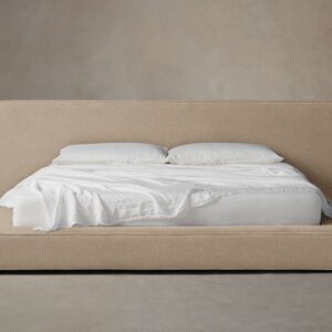 The Eldridge Bed - Italian Brushed Wool Fox