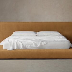 The Eldridge Bed - Nubuck Leather Saddle