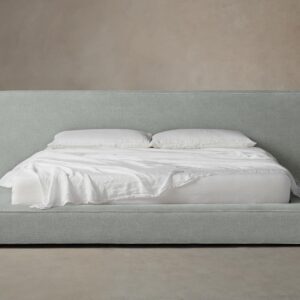 The Eldridge Bed - Performance Mélange Weave Seaglass