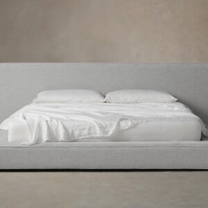 The Eldridge Bed - Performance Linen Weave Cloud