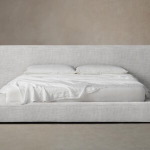The Eldridge Bed - Performance Textured Tweed Snow