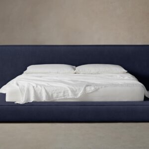 The Eldridge Bed - Performance Velvet Midnight