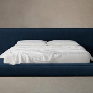 The Eldridge Bed - Performance Velvet Sapphire