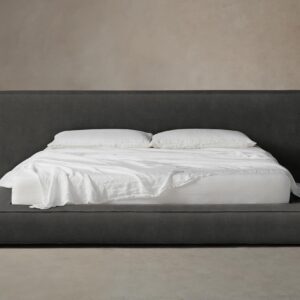 The Eldridge Bed - Performance Velvet Slate