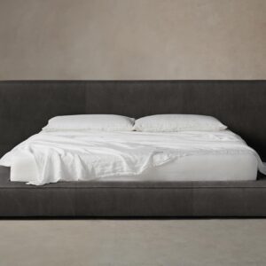 The Eldridge Bed - Tuscan Leather Seal