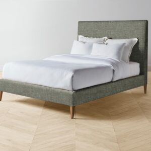 The Essex Bed - Heritage Belgian Linen Thyme