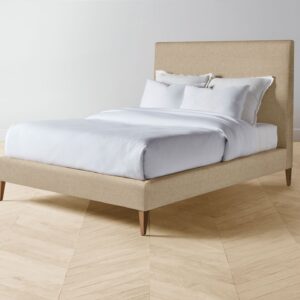 The Essex Bed - Italian Brushed Wool Fox