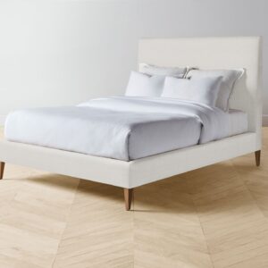 The Essex Bed - Italian Brushed Wool Vanilla