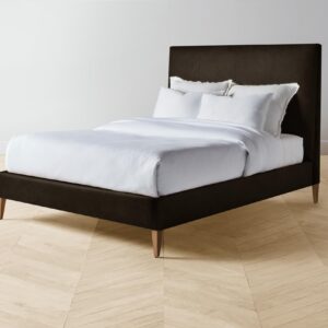 The Essex Bed - Nubuck Leather Espresso