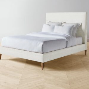 The Essex Bed - Performance Linen Weave Flour