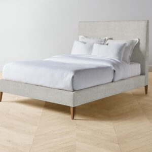 The Essex Bed - Performance Mélange Weave Flint