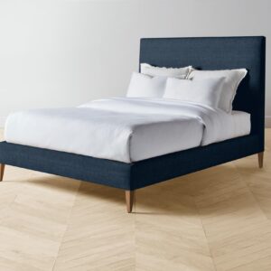 The Essex Bed - Performance Linen Weave Bay
