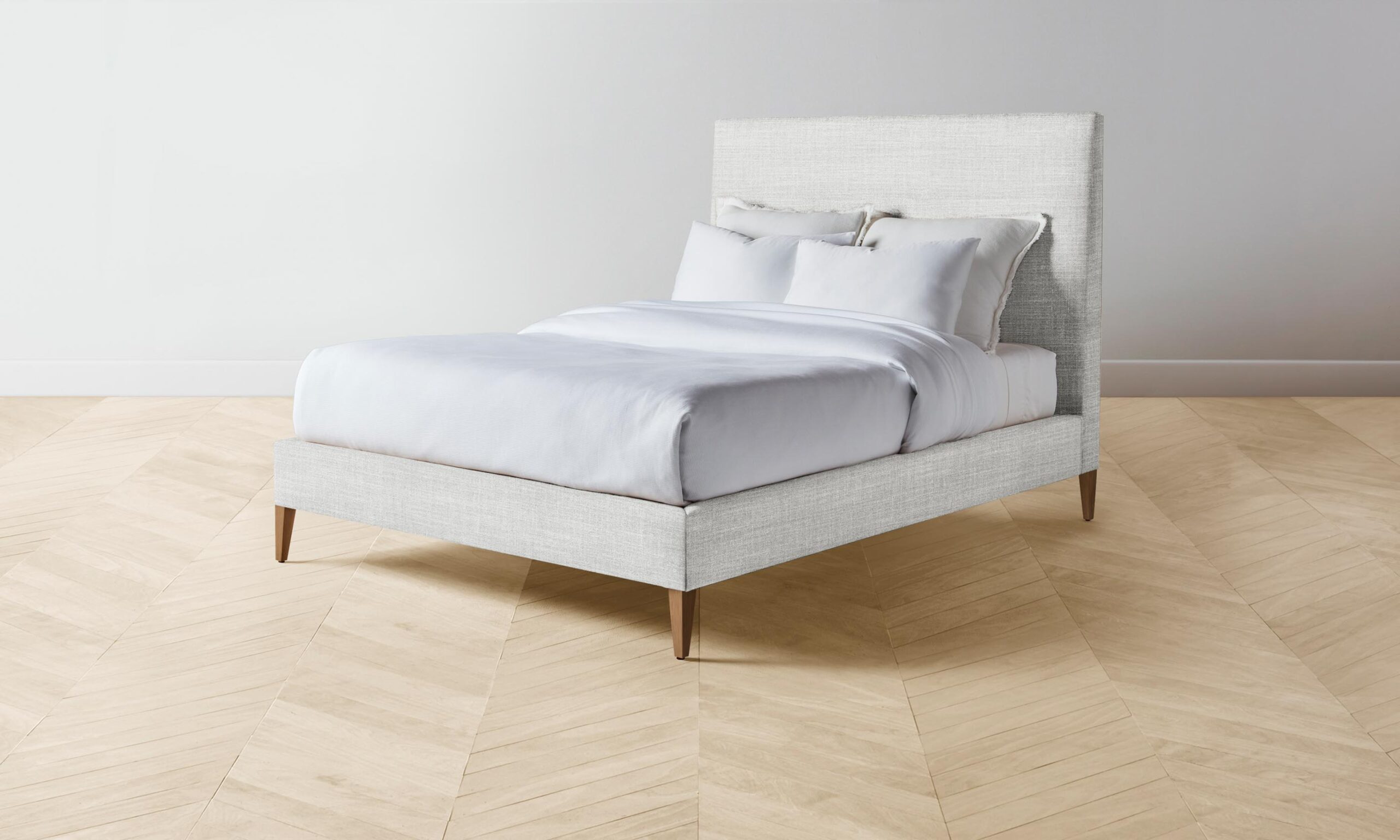 The Essex Bed - Performance Textured Tweed Dove