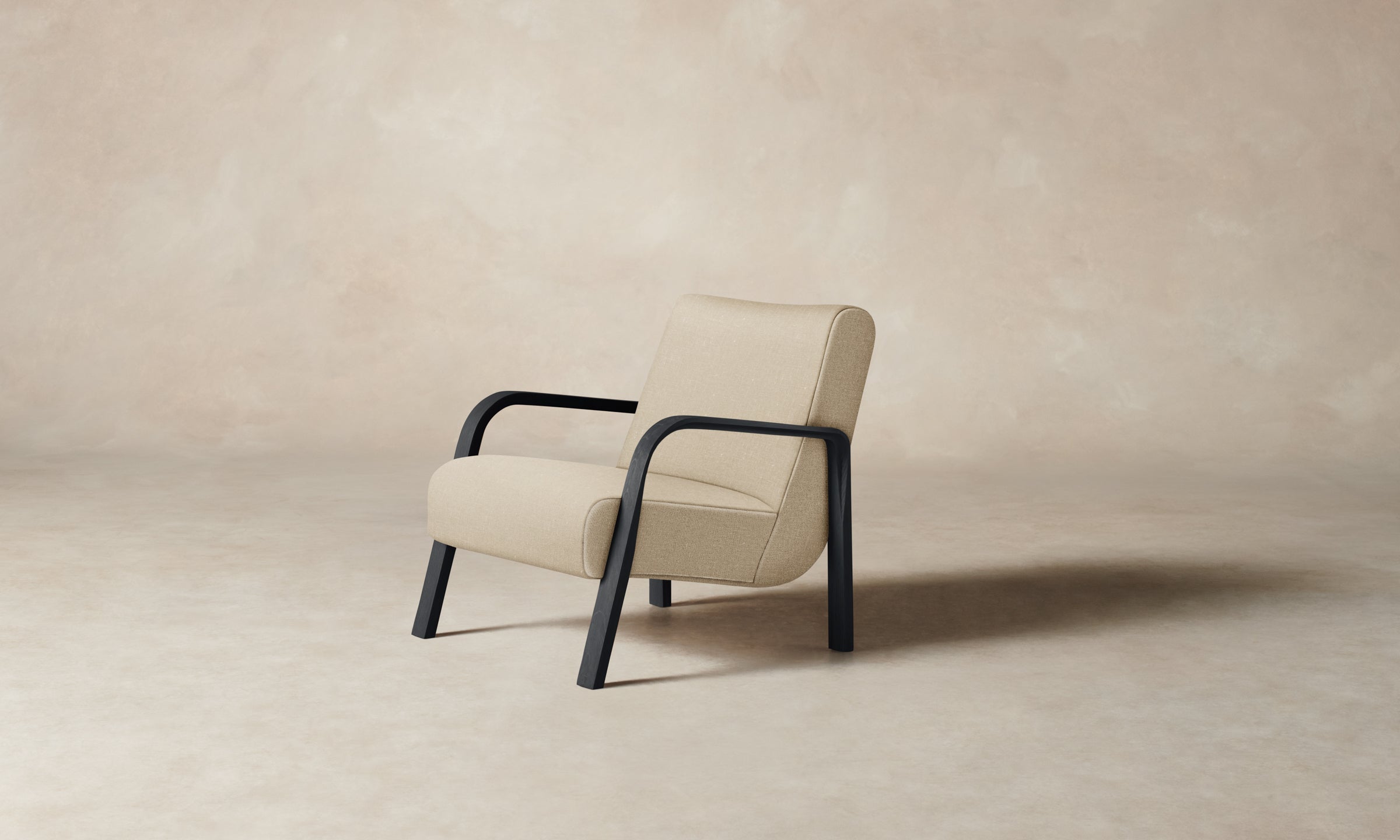 The Felix Chair - Heritage Belgian Linen Alder