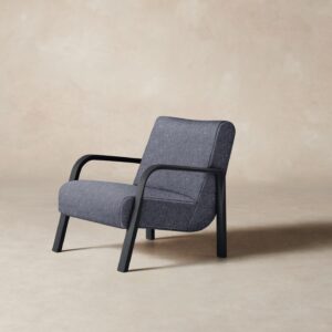 The Felix Chair - Heritage Belgian Linen Lake