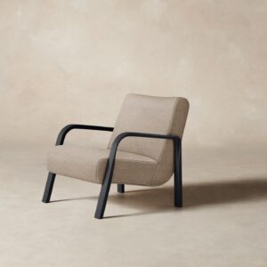 The Felix Chair - Italian Brushed Wool Fox