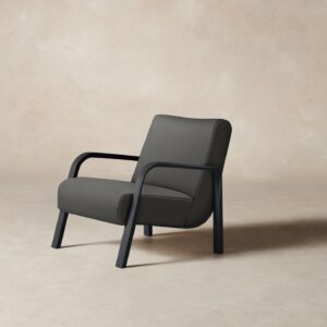 The Felix Chair - Pebbled Leather Ash