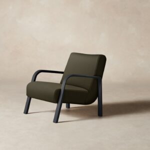 The Felix Chair - Pebbled Leather Truffle