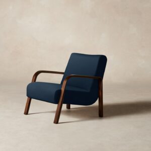 The Felix Chair - Performance Linen Weave Bay