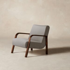 The Felix Chair - Performance Linen Weave Cloud