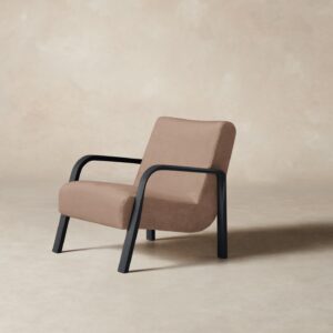 The Felix Chair - Performance Velvet Dusty Rose