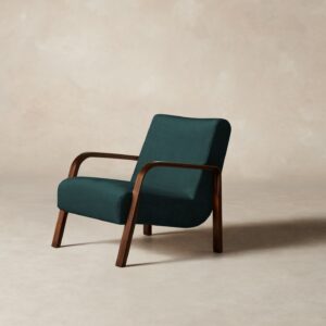 The Felix Chair - Performance Velvet Emerald