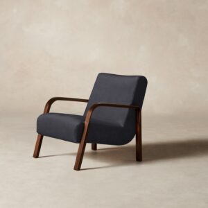 The Felix Chair - Performance Velvet Flannel