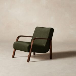 The Felix Chair - Performance Velvet Olive