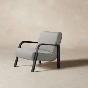 The Felix Chair - Performance Woven Chenille Steel