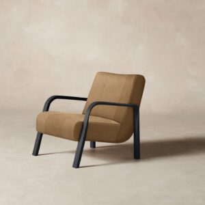 The Felix Chair - Tuscan Leather Camel