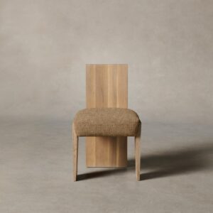 The Garrett Dining Chair - Heritage Belgian Linen Chai