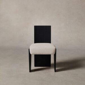 The Garrett Dining Chair - Heritage Belgian Linen Summit