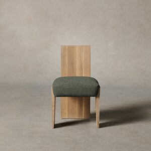 The Garrett Dining Chair - Heritage Belgian Linen Thyme