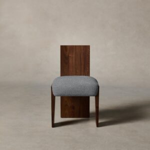 The Garrett Dining Chair - Italian Bouclé Waterfall