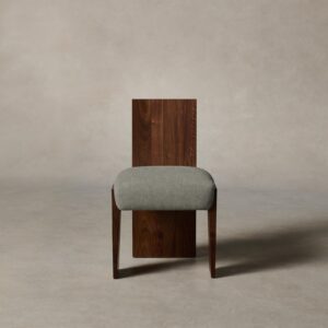 The Garrett Dining Chair - Merino Granite