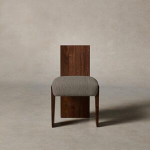 The Garrett Dining Chair - Performance Bouclé Morel