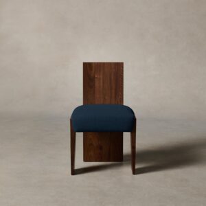 The Garrett Dining Chair - Performance Linen Weave Bay
