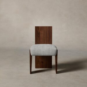 The Garrett Dining Chair - Performance Textured Tweed Dove